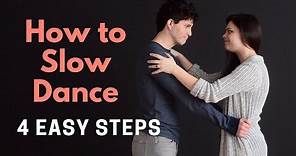 How to Slow Dance for Wedding | 4 Easy Steps for Beginners