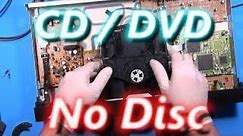 Fixing a Sony DVD / CD player "No Disc" error.