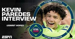 Kevin Paredes EXCLUSIVE! Wolfsburg experience, USMNT dreams & U20 World Cup hopes | ESPN FC