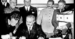 23rd August 1939: Nazi-Soviet Pact signed by Molotov and Ribbentrop