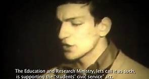 Barroso as a young, passionate Maoist student leader in 1976