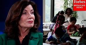 Gov. Kathy Hochul Asked Point Blank About Sanctuary City Status Of NYC