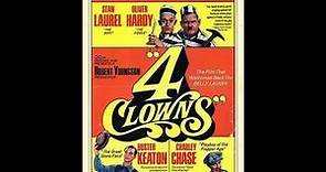 Documentary Full Movie Stan Laurel, Oliver Hardy, Buster Keaton, Charley Chase in "4 Clowns" (1970)