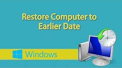 How to Restore Windows 10/8/7 Computer to an Earlier Date Easily? – AOMEI Backupper