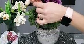 Come creare un vaso di fiori con una boccia di vetro -idee fai da te decoro casa @fattoriadeisapori