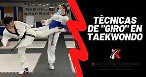 Técnicas de GIRO en Taekwondo. (Spinning kicks in Taekwondo)