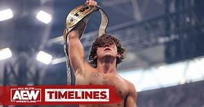 The RISE of the Cold-Hearted Handsome Devil & FTW Champion: HOOK! | AEW Timelines