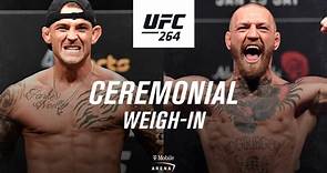 UFC 264: Ceremonial Weigh-in | Poirier vs McGregor 3