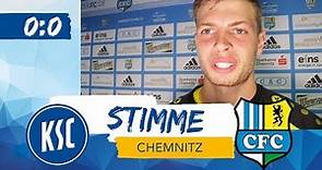 Benjamin Uphoff zum 0:0 in Chemnitz @WPTV