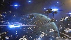 All Fleets Meet For Final Space Battle Scene 4K ULTRA HD - MASS EFFECT 3 LEGENDARY EDITION