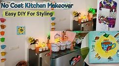 4 Stylish Way to decorate Your Kitchen || DIY Small Kitchen makeover ideas