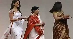 Lata Mangeshkar Rare Clip | Aishwarya Rai Bachchan | Rani Mukherjee | Sushma Swaraj #latamangeshkar
