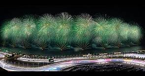 Jeddah Corniche Circuit fireworks - national day 2023