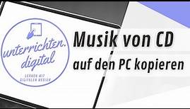 Tutorial: Musik von CD (als mp3) auf den PC kopieren