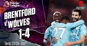 Highlights & Goles: Brentford v. Wolverhampton 1-4 | Premier League | Telemundo Deportes