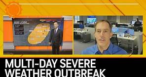 On Heightened Alert for Multi-Day Severe Weather Outbreak Next Week