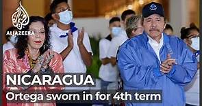 Nicaragua: Ortega sworn in for fourth term as US, EU impose sanctions