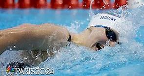 Katie Ledecky DOMINATES first 400m of Olympic year in Knoxville | NBC Sports