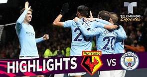 Watford vs. Manchester City: 1-2 Goals & Highlights | Premier League | Telemundo Deportes