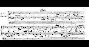 Wolfgang Amadeus Mozart - Grand Introduction and Fugue for Organ, KV. 546 (1788) [Score-Video]