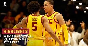 Men's Basketball - USC 71, Seton Hall 63: Highlights (11/23/23)