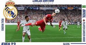 Carlos Santana | FIFA 23 Career Mode | S4E6 | Real Madrid vs RB Leipzig | Goal