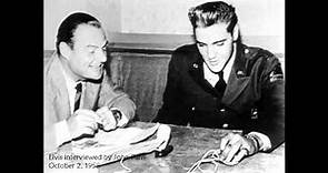 Elvis interview; October 2, 1958 - Friedberg, Germany