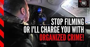 Cops want to turn cop watching into organized crime, but can they get away with it?
