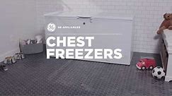 GE Appliances Chest Freezers with temperature alarm