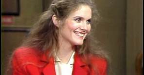Julie Hagerty on Letterman, December 1, 1982