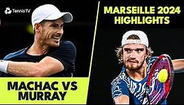 Andy Murray vs Tomas Machac Match Highlights | Marseille 2024