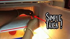 How To Remove Ice From Freezer | Remove Ice From Freezer Within Seconds Without Defrosting