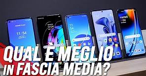 5 Smartphone di Fascia Media a confronto! Quale comprare?