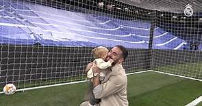Real Madrid defender Dani Carvajal’s son’s debut at the Santiago Bernabéu!