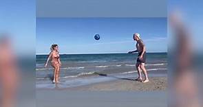 Fede Valverde y su novia revolucionan las redes con este video de playa