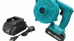 Cordless Leaf Blower 18V Electric Garden Gap Blower Snow Weed Cleaner For Makita Battery Variable Speed 2-in-1 Portable Leaf Vacuum(Tools only)