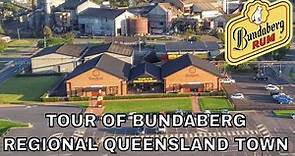 TOUR and Drone Footage of BUNDABERG Queensland Regional Australia | Bundaberg Rum Distillery