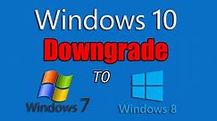 How to Downgrade from Windows 10 to Previous Windows