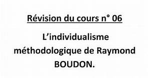 L'individualisme méthodologique de Raymond BOUDON (1)