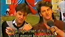 Bono and Jim Kerr joint interview 1983 (Werchter)