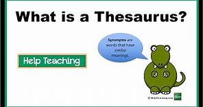 Using a Thesaurus | English Vocabulary Lesson