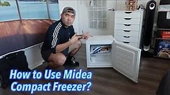 How to Use Midea Compact Freezer?