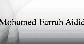 Mohamed Farrah Aidid