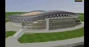 The new look of the Gradski stadium in Skopje