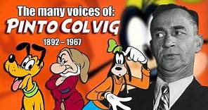 Many Voices of PINTO COLVIG (Goofy / Pluto / Popeye's Bluto AND MORE!)