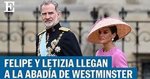 Los reyes Felipe VI y Letizia, en la coronación de Carlos III de Inglaterra | EL PAÍS