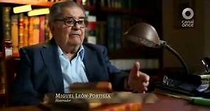 La vida de Miguel León Portilla. Filosofía náhuatl