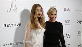 Yolanda Foster and Gigi Hadid at 2016 Fashion Awards