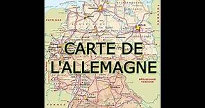 CARTE DE L'ALLEMAGNE