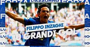 10 grandi gol di Filippo Inzaghi in Nazionale